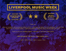 Tablet Screenshot of liverpoolmusicweek.com